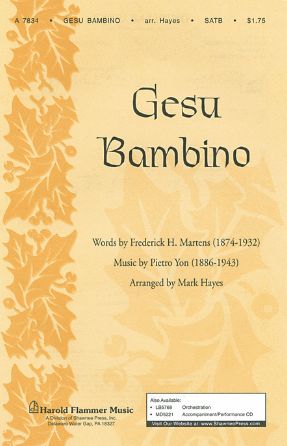 Gesu Bambino SATB - Arr. Mark Hayes