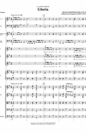 Gloria (Heiligmesse) SSA - Franz Joseph Haydn, Arr. John Leavitt