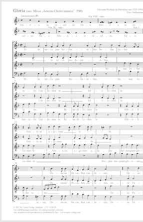 Gloria (Missa Aeterna Christi Munera) - Palestrina