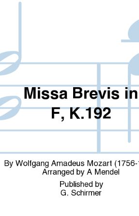 Gloria (Missa Brevis in F, K. 192) - Mozart