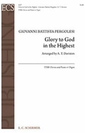 Glory To God In The Highest TTBB - Pergolesi, Arr. A.T.D