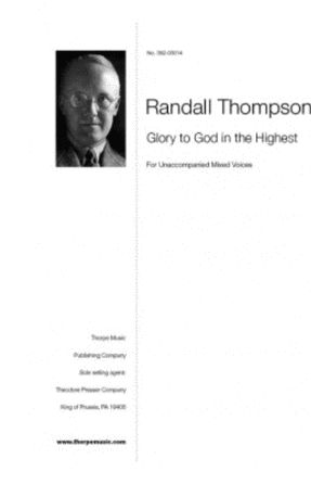 Glory To God In The Highest - Randall Thompson