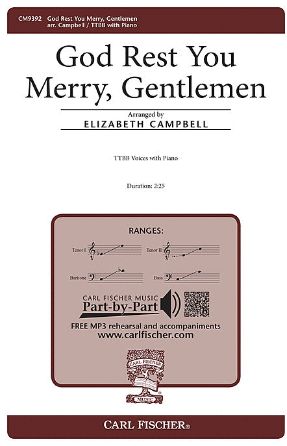 God Rest You Merry, Gentlemen 3-Part Mixed - Arr. Elizabeth Campbell