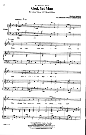 God, Yet Man SATB - Valerie Showers Crescenz