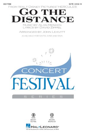 Go the Distance SATB - Arr. John Leavitt