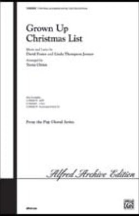 Grown-Up Christmas List 3-Part Mixed - arr. Teena Chinn