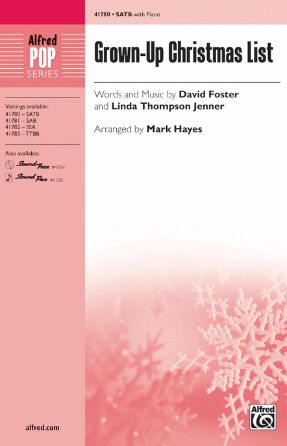 Grown-Up Christmas List SATB - Arr. Mark Hayes