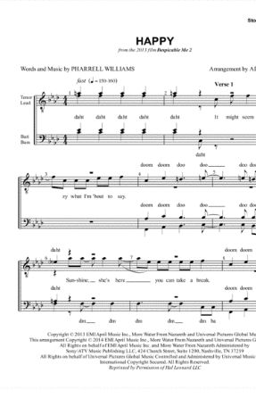 Happy TTBB - Arr. Adam Scott