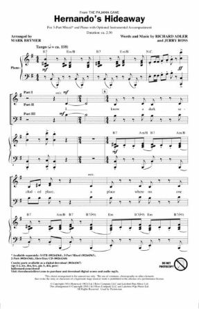Hernando's Hideaway 3-Part Mixed - Arr. Mark Brymer