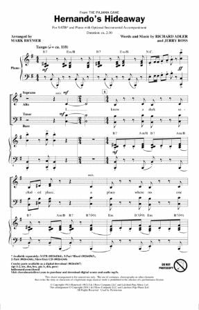 Hernando's Hideaway SATB - Arr. Mark Brymer