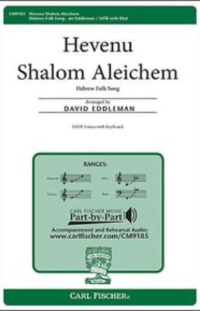Hevenu Shalom Aleichem SATB - arr. David Eddleman
