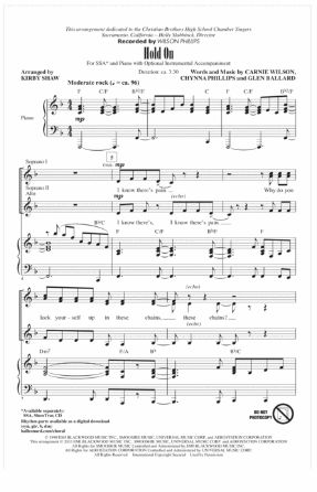 Hold On SSA - Arr. Kirby Shaw