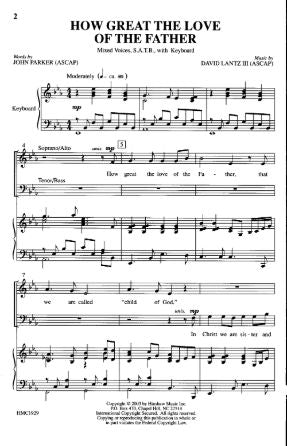 How Great The Love Of The Father SATB - David Lantz III