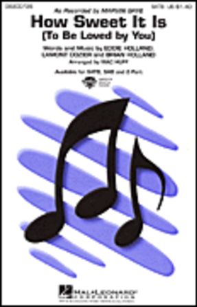 How Sweet It Is (To Be Loved By You) 2-Part - arr. Mac Huff