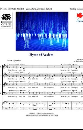 Hymn Of Acxiom SATB - Vienna Teng, Arr. Robin Salkeld