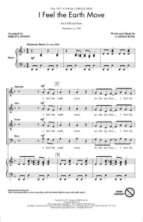 I Feel The Earth Move SATB - Arr. Philip Lawson