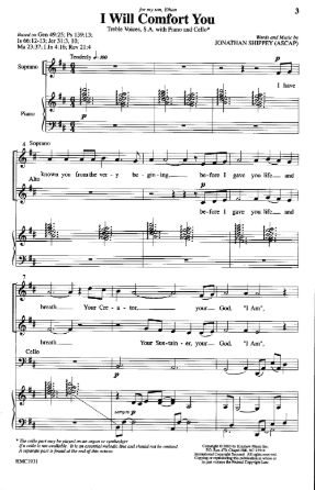 I Will Comfort You SA - Jonathan Shippey