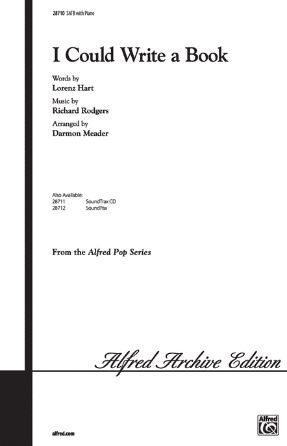 I Could Write a Book SATB - Arr. Darmon Meader