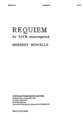 I heard a voice from heaven (Requiem) SATB - Herbert Howells