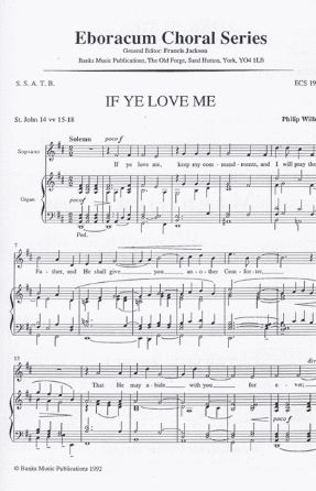 If Ye Love Me SATB - Philip Wilby