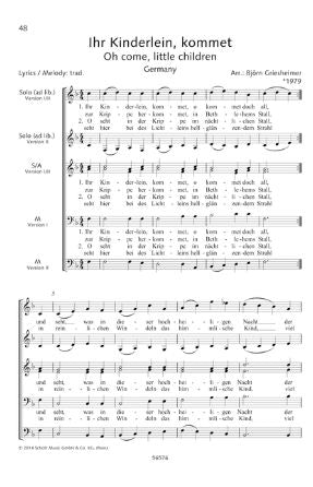 Ihr Kinderlein, kommet SATB - Arr. Bjorn Griesheimer