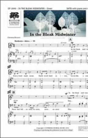 In the Bleak Midwinter SATB - Albert Greer
