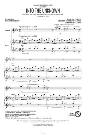 Into The Unknown 2-Part - Arr. Roger Emerson
