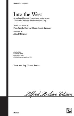 Into The West SAB - Arr. Alan Billingsley