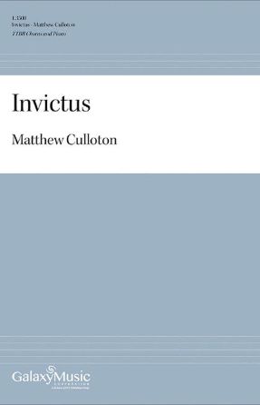 Invictus TTBB - Matthew Culloton