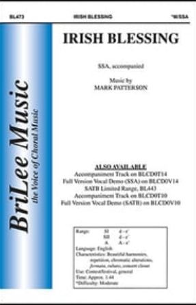 Irish Blessing SSA - Mark Patterson