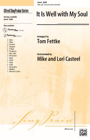 It Is Well With My Soul SATB - Arr. Tom Fettke