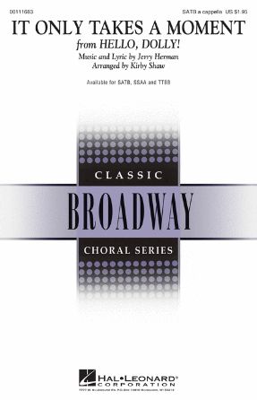 It Only Takes A Moment TTBB - Arr. Kirby Shaw
