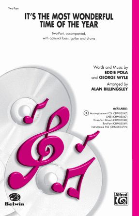 It's The Most Wonderful Time 2-Part - Arr. Alan Billingsley