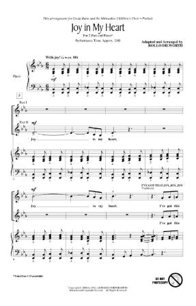 Joy In My Heart 2-Part - arr. Rollo Dilworth