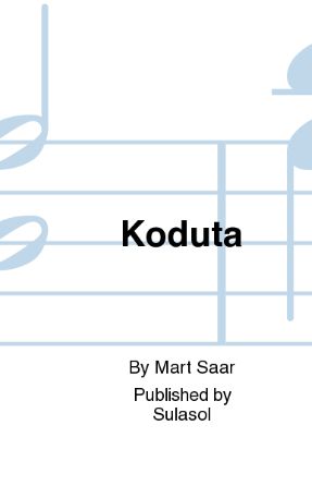 Kover kuuseke SATB - Mart Saar