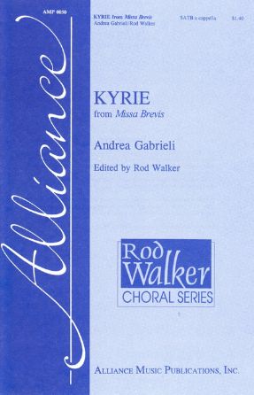 Kyrie (Missa Brevis) SATB - Andrea Gabrieli