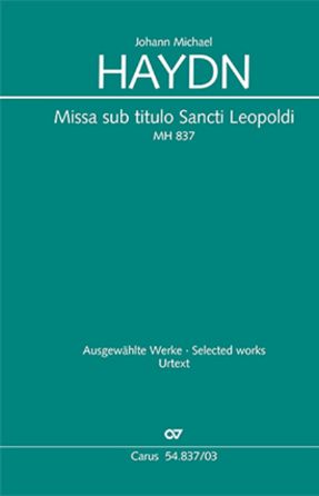 Kyrie (Missa sub titulo Santi Leopoldi) SSA - Johann Michael Haydn