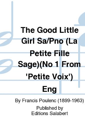 La petite fille sage SATB - Francis Poulenc
