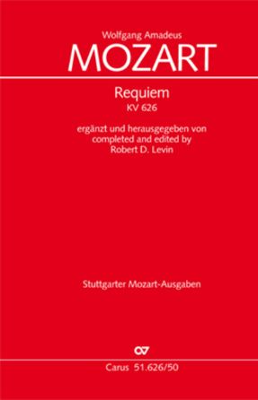 Lacrimosa SATB (Requiem) - Mozart, Ed. Robert Levin
