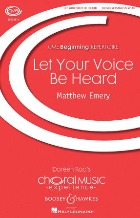 Let Your Voice Be Heard Unison - Matthew Emery