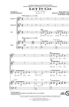 Let it Go SSA - arr. Roger Emerson