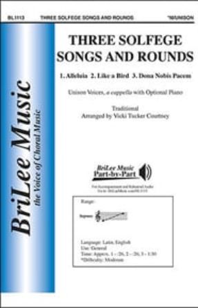 Like a Bird (Three Solfege Songs and Rounds, a cappella) Unison - arr. Vicki Tucker Courtney
