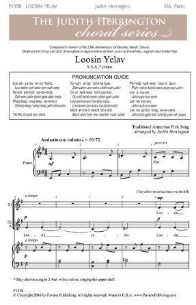 Loosin Yelav TTB (SSA) - Arr. Judith Herrington