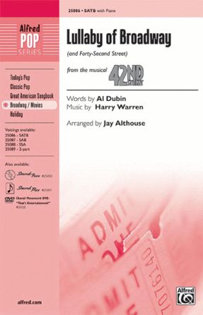 Lullaby Of Broadway SATB - Arr. Jay Althouse