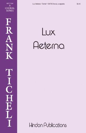 Lux Aeterna SATB - Frank Ticheli