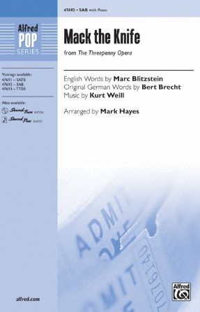 Mack the Knife SAB - Arr. Mark Hayes