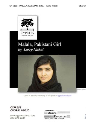 Malala - Pakistani Girl SSAA - Larry Nickel