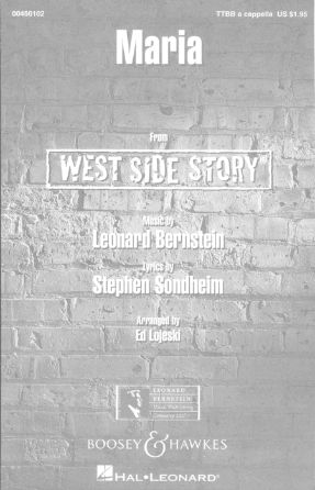 Maria TTBB - Leonard Bernstein, Arr. Ed Lojeski