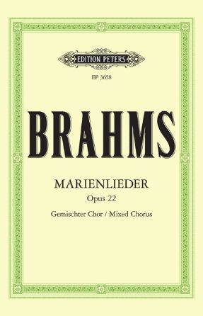 Marias Wallfahrt (Marienlieder, Op. 22) SATB - Johannes Brahms