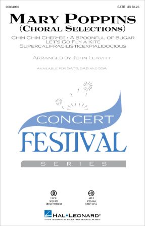 Mary Poppins (Choral Selections) SATB - Arr. John Leavitt